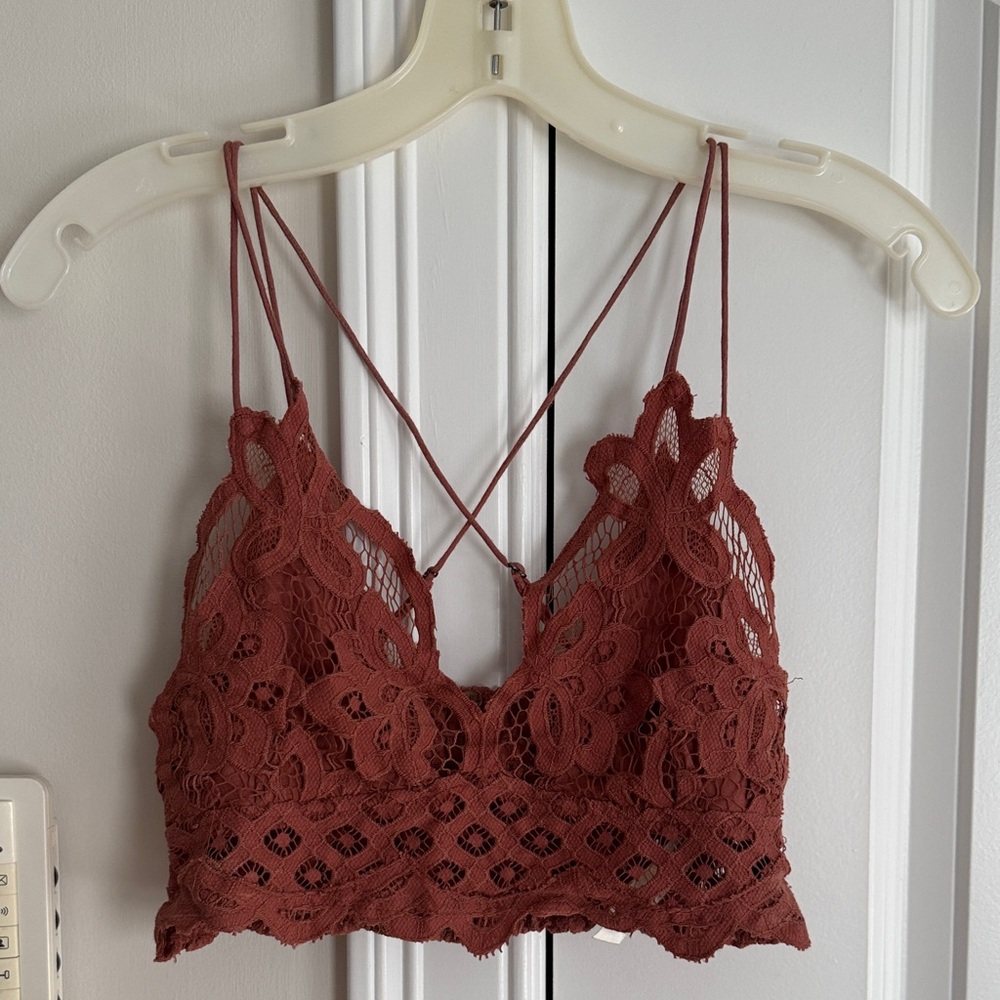 FP Movement by Free People Lace Bandeau in Rust